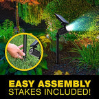 Bell+Howell Bionic Spotlight Motion Solar Spot Lights Outdoor Waterproof, Solar Landscape Lights, Outdoor Solar Yard Lights Weather Resistant, Super Bright LED Lights, for Garden, Lawn As Seen On TV - Image 6