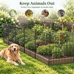 No Dig Garden Fence Outdoor for Yard, 40in (H) x 11.8ft(L) - Image 3