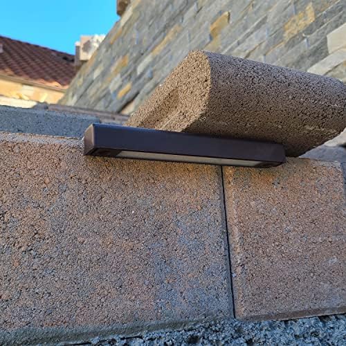 LUMENGY 7 Inch 2W LED Hardscape Light, 2700K Warm White, Easy Replaceable Feature, Includes 3 Mounting Plates for Outdoor Steps, Retaining Walls and Paver Steps, 12V, Black Finish - Image 6
