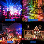 RGB Outdoor LED Flood Light 50W Color Changing Floodlights Spotlights Landscape Lighting Fixture Waterproof Landscaping Spot Light for Yard Garden Driveway Pathway Garden IP66 Waterproof (4 Pack) - Image 4