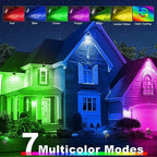 LANSOW Solar Spot Light Outdoor Color Changing, 12Pack Christmas Spotlights - Image 2
