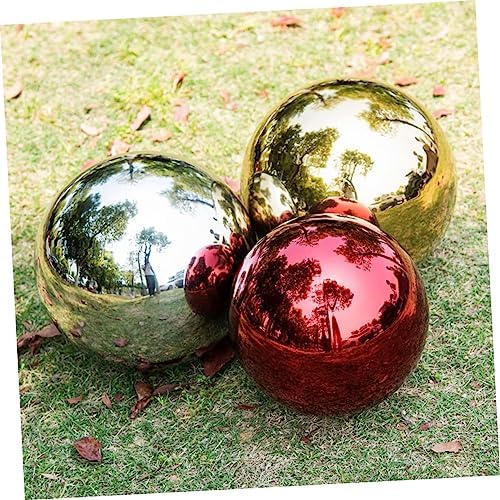 Colored Reflective Gazing Ball Polished Garden Decor Decorative Mirror Globe for Outdoor Spaces Vibrant Reflective Sphere for Lawn and Decoration - Image 3