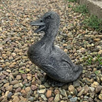 OLOMA Quacking Duck Concrete Garden Statue Outdoor Lawn Ornament Handmade Cement Goose Sculpture Yard Patio Flower Beds Pond Decor Farmhouse Garden Accent Weather Resistant Outdoor Decor - Image 6