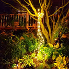 VOOKRY 2 Pack Battery Operated Fairy Lights with Timer, Waterproof Waterfall Flash Lights 8 Modes 10 Strands 200 LEDs Hanging Vine String Lights with Remote for Outdoor DIY Watering Can Lights - Image 6