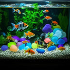 Luminous Stones for Garden & Home Decoration - 1000pcs Garden Pebbles, Small Luminous Pebbles Aquariums Rocks, for Landscaping for Fish Tank Lawn Yard Garden Walkway Plant Pots (2000 PCS) - Image 2