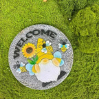 GZHERVICES Stepping Stone Ornaments for Courtyard Decor, Garden Landscape Stepping Stones and Lawn Walkway Pads, Decorative Garden Stones and Patio Path Pavers(Multi-Colored-B) by GZHERVICES