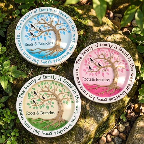 Cinnvoice 3 Pack Tree of Life Stepping Stones Outdoor for Garden, 10 Inches - Image 6