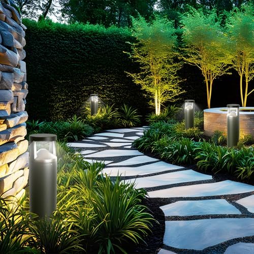 LED Bollard Landscape Light 24W 42Inch Outdoor Modern Pathway lighting - Image 7
