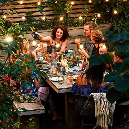 VerRon 50FT LED G40 Globe String Lights with 50+2 Dimmable Edison Bulbs - Image 3