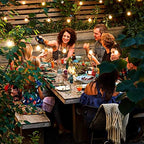 VerRon 50FT LED G40 Globe String Lights with 50+2 Dimmable Edison Bulbs - Image 3