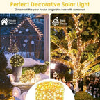 Solar Fairy Lights, 6 Pack Total 600LED 216FT Waterproof String Lights - Image 2