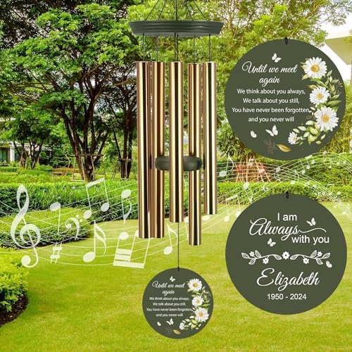 ASTARIN 36" Memorial Wind Chimes for Loss of Loved One, Personalized Wooden Wind Chime Bereavement Gifts for Loss of Child Mother Father, Custom Windchime in Memory of Loss(Produced in Texas) - Image 6