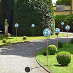Solar Garden Decorative Light, Mosaic Gazing Globe Stake for Yard Decor - Image 6