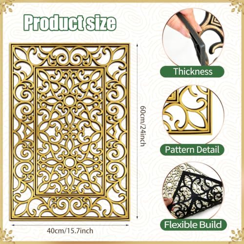 6Pack 23x15 Inch Large Rubber Stepping Stones for Outdoor Walkway - Image 2