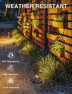 SUNVIE 2-Pack 12W 3000K LED Low Voltage Landscape Well Lights, Shield Top - Image 4