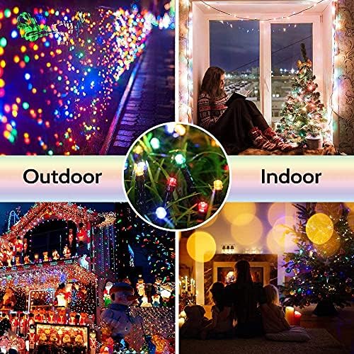 Solar Christmas Lights Outdoor, 98.4ft 300 LED Solar Fairy String Lights, 8 Modes Waterproof Christmas Lights for Garden, Patio, Bush, Home, Party, Wedding, Holiday, Tree Decorations (Multicolor) - Image 4