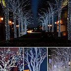 Solar String Lights Outdoor 2 Pack 170FT 480 LED Christmas Light Cool White - Image 2