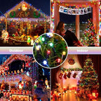 Toodour Solar Christmas Lights Outdoor, 2 Packs Solar String Lights - Image 5