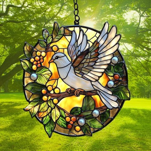 Peaceloving Dove Acrylic Suncatcher - Image 3