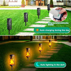 TomCare Solar Lights Outdoor Solar Garden Lights Landscape Lighting for Patio Yard Lawn - Image 3