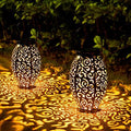 Solar Lanterns Outdoor Waterproof 2 Pack Solar Garden Lanterns Garden Decor by OxyLED