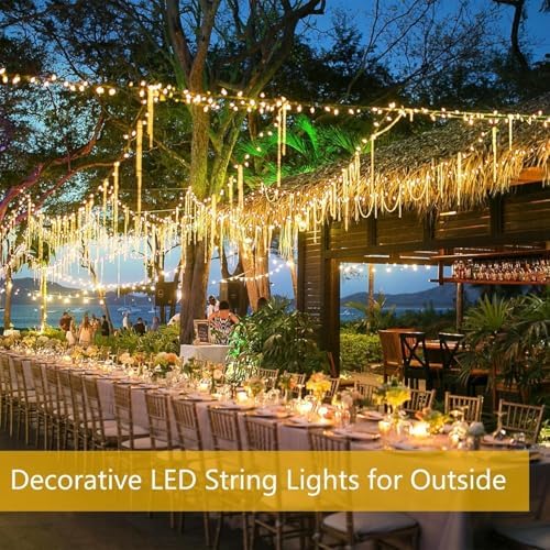Solar Fairy Lights, 6 Pack Total 600LED 216FT Waterproof String Lights - Image 3
