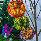 Solar Outdoor Hanging Lanterns with Handle Retro Solar Lights Patio Decor Patio IP65 Waterproof Yard Art Garden Accessories Outdoor Decorations for Christmas Porch Lawn - Image 3