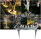 Tree Hugging Lights, AC220V LED Ring Tree Spotlights, IP65 Waterproof Outdoor Waterproof Pillar Lights(B-Purple,5PCS(60W)) by GUODDM