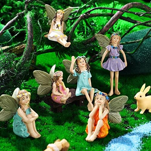 Unittype 120 Pcs Fairy Garden Accessories, Fairies Miniature Ornaments - Image 2