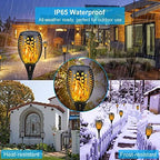 Aityvert Flickering Flame Solar Torch Lights Outdoor, 43" Tall, 8 Pack - Image 5