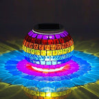 Solar Glass Mosaic LED Lights Colorful Changing Ball Lights Waterproof Solar Table Lamp for Patio Yard Party Wedding Decoration (Rainbow) - Image 3