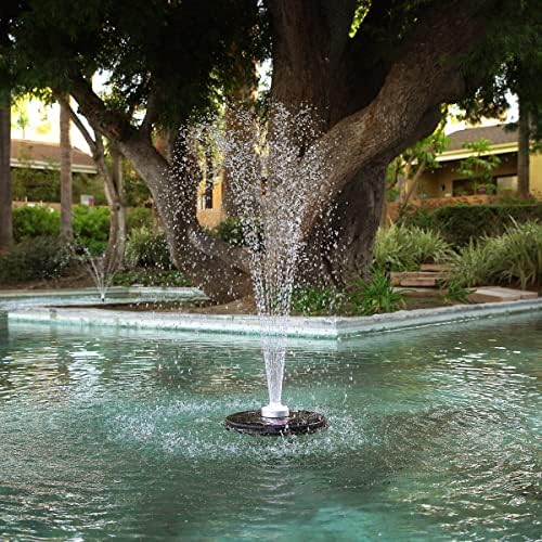 Alpine Corporation FTC102 | Floating Spray Fountain with 48 Color-Changing LED Lights & 398 GPH Pump — Decorative Outdoor Water Feature for Ponds or Pools — Black - Image 3
