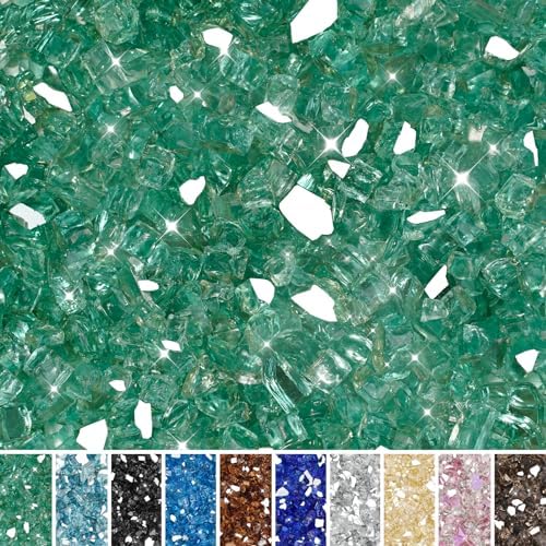 Skyflame 1/2-Inch Fireglass for Gas Firepit and Fireplace, 10-Pound by Skyflame