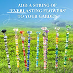 513Pcs DIY Beaded Garden Stakes, Fairy Wand Kit with 18 Threaded Rod - Image 3