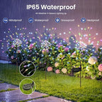6Pack Solar Lights Outdoor, Multicolor Firework Lights - Image 4