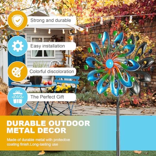 MLKNK Wind Spinners for Yard and Garden - Wind Sculptures & Spinners - Image 5