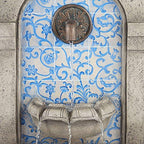 Manhasset 30 1/4" High Stone and Blue Outdoor Floor Large Fountain - Image 3
