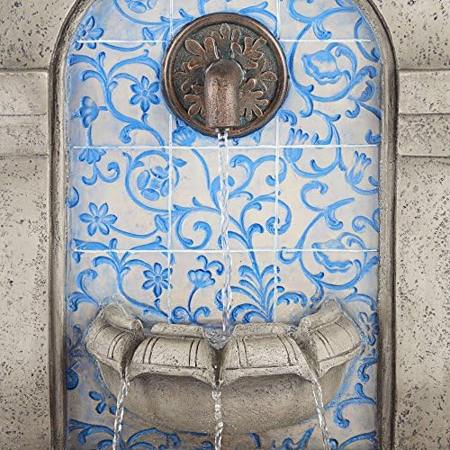 Manhasset 30 1/4" High Stone and Blue Outdoor Floor Large Fountain - Image 3