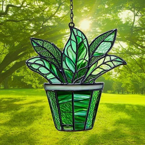 Plant Pot Acrylic Suncatcher - Image 3