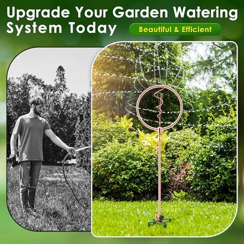 34" Ornamental Sprinkler, 360° Rotating, Wave Spiral - Image 5