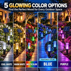 Solar Bubble Pathway Lights, 8 Modes Crystal Lights for Yard Walkway，D：30pc - Image 3