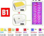 300W LED Compact Red-Blue Spectrum Plants Grow Lights with 192 Energy-Saving Lamp Beads, VEG/BLOOM Switchable Modes, 100-277V Wide Voltage US Plug for Desktop Planting, Succulents And Seed Germination - Image 5