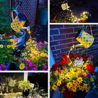 Solar Watering Can Lights, Large Retro Metal Hanging Solar Lights Outdoor Waterproof, Mother's Day Birthday Gifts for Women Mom Grandma Garden Yard Light LED Decoration Outside for Porch Lawn Patio - Image 4