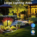 Energetic 5CCT Low Voltage Landscape Lights, 5W 200LM IP65 Waterproof LED Pathway Lights, 50000 Hrs, Outdoor Landscape Lighting, Square Modern Side Lit, Die-cast Aluminum Housing, ETL, Black, 4 Pack - Image 5