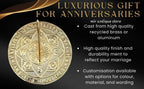 Solid Brass Sundial Clock with Black Velvet Case – Polished Garden Decor Gift for Outdoor Patio, Yard & Nature Lovers Gift for Men, Women & Collectors - Image 2