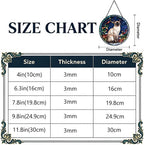 Stained Glass Window Hanging Tonkinese Suncatcher Gifts for Women 9.8" - Image 2