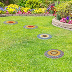 3 Pack Sunflower Stepping Stones Outdoor, 10 Inch Garden Walkway Stones - Image 6