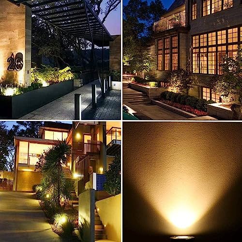 Submersible LED Fountain Light - Swimming Pool Underwater Lamp, IP68 Waterproof Stainless Steel Pond Spotlight, AC 12V/24V RGB Landscape Lights, with Remote Control(12V,24w) - Image 7