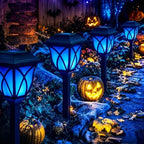 GIGALUMI Solar Halloween Lights Outdoor Decor, Solar Pathway Lights 8 Pack by GIGALUMI