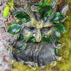 Elenon Old Man Tree Face Statue for Outdoor with Bird Feeder, Hand Painted Garden Decor Tree Hugger Whimsical Yard Art Sculpture Gift - Image 6